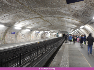 Station Château-Rouge en travaux