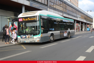 MAN Lion's City Hybride n°4087 sur le 60