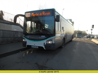 Urbanway 12 hybride sur le 396